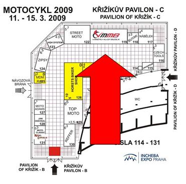 Křizíkův pavilon C - Prodejní stánek